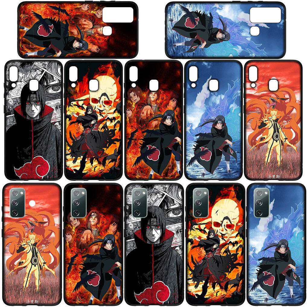 Phone Case for iPhone 17 15 16 Plus Xiaomi Poco X7 X6 F8 F7 C85 C75 C71 Redmi Note 14 12 11 13 Pro Max A4 14C 13C Cute Narutos Uchiha Itachi Akatsuki