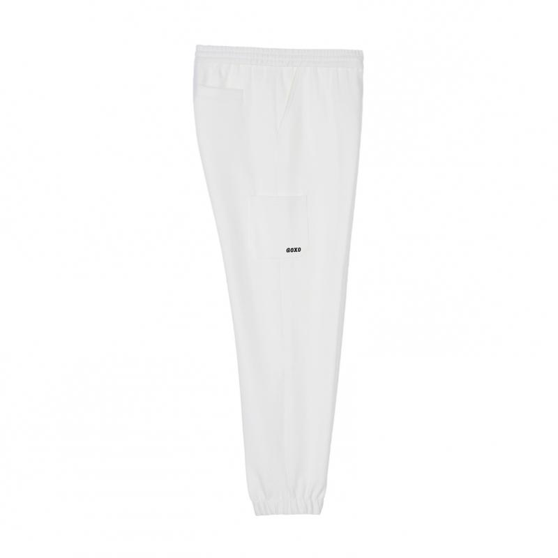 Goxo Jogger Pants White Hooksl Heart