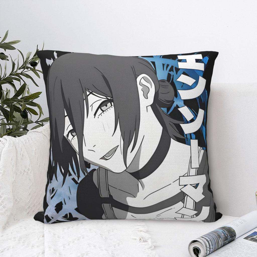 Chainsaw Man Reze Square Pillow Case Japan Manga Cushion Covers Novelty Zippered Decor Pillowcover for Seat 40x40cm
