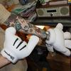 Disney Mickey Mouse Plush Gloves Big Paw Funny Gloves Cosplay Mickey White Gloves Performance Toy Doll Accessories Toy Gift