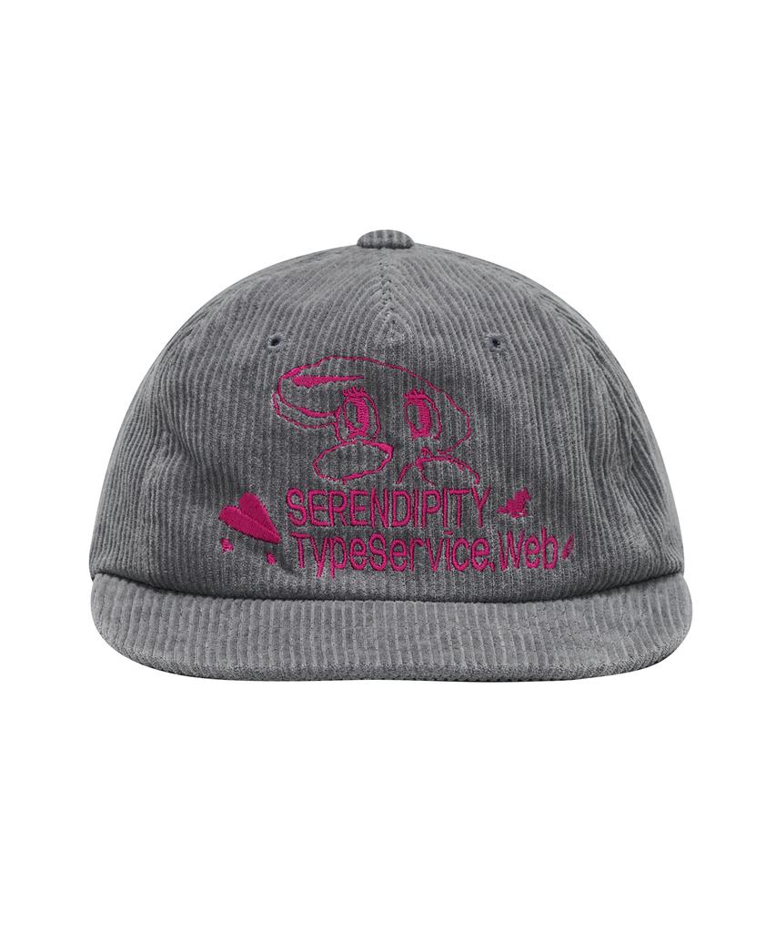 Taibseobiseu Peep Corduroy Cap [Charcoal]