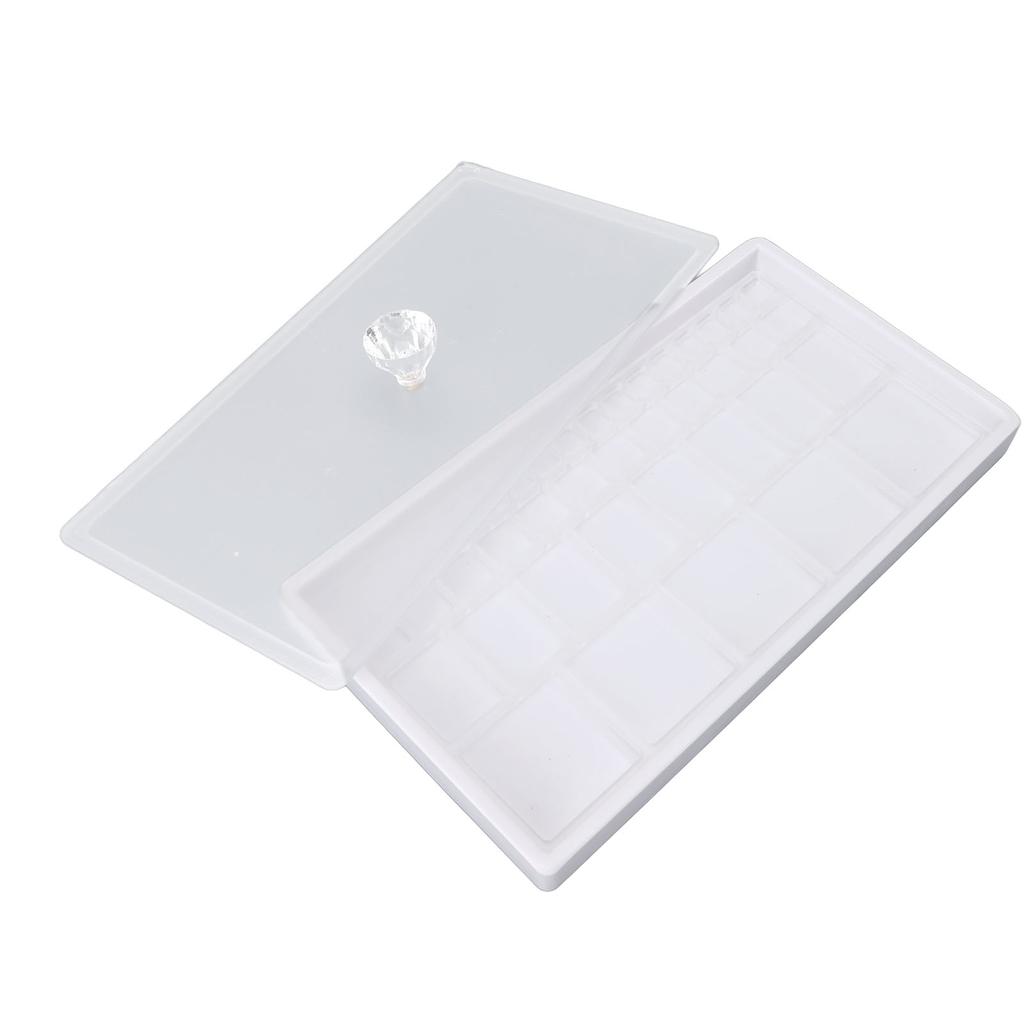 Watch Parts Storage Box Divided Storage Precise Parts Watch Movement Dial Tray with Dustproof Cover