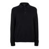 Armani Exchange Mens Knitted Long-Sleeved Polo Shirt