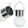 Lampa Solarna Ogrodowa Wisząca Kula Szklana Led Dekoracyjna Na Balkon Taras
