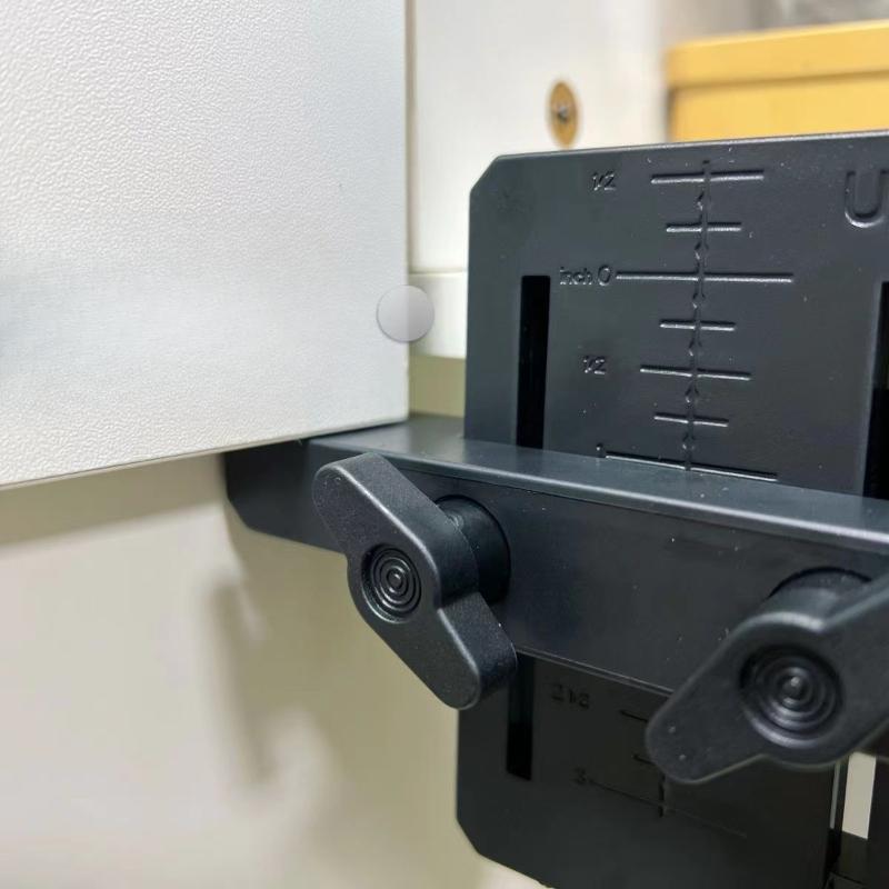 Allsome Multi-functional Cabinet Door Installation Aids Cabinet Door Mounting Jig ABS Plastic Body Tool for Installing Cabinets