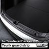 TPE Trunk Threshold Strip Anti Scratch Boot Loading Pad Protector ABS Side Corner Cover For Tesla Model Y Juniper/Launch 20 D3H8