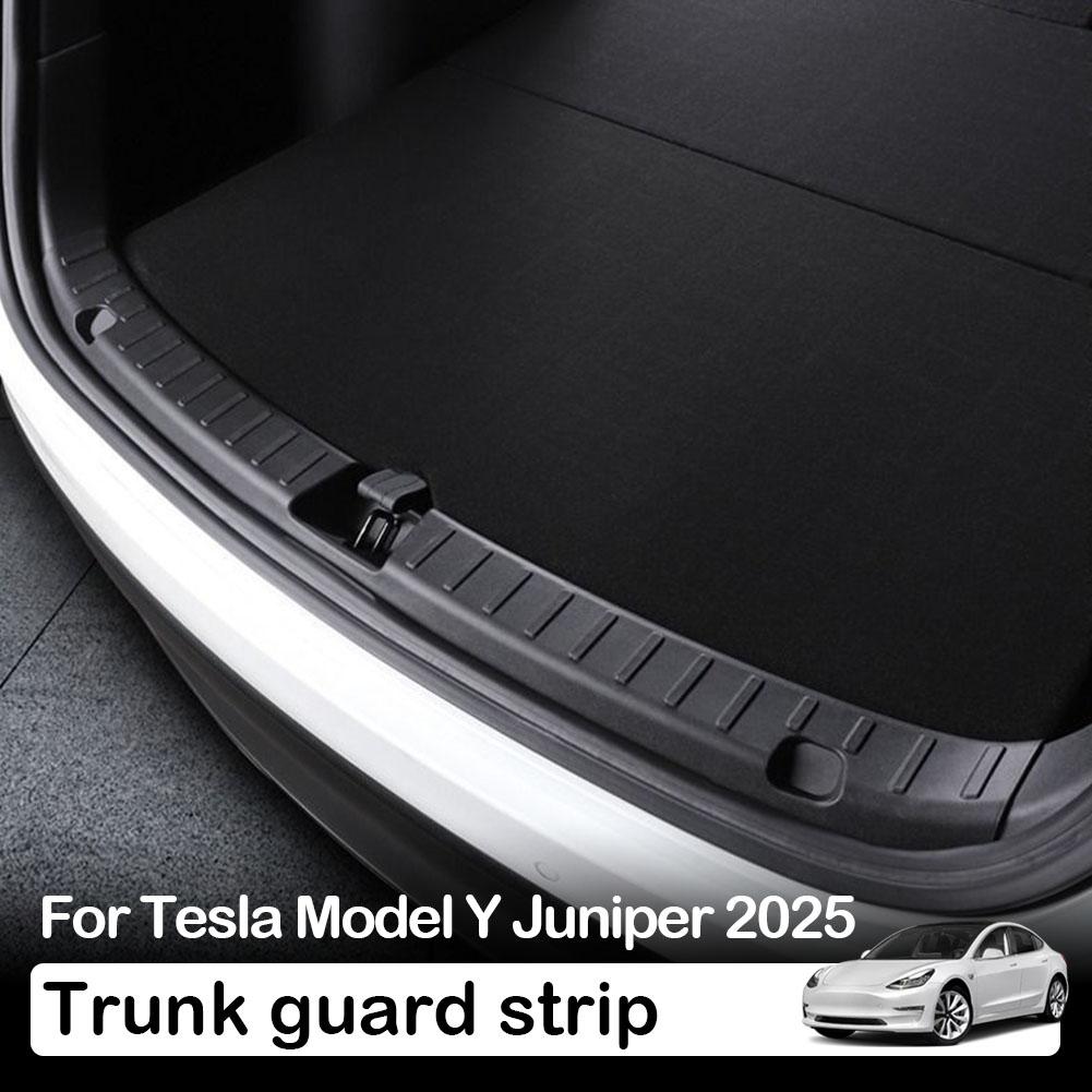 TPE Trunk Threshold Strip Anti Scratch Boot Loading Pad Protector ABS Side Corner Cover For Tesla Model Y Juniper/Launch 20 D3H8