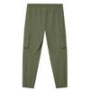 Reebok Solid Color Comfortable Versatile Lace-Up Knitted Sports Pants Men bottoms Green 23RCS609M-GL4