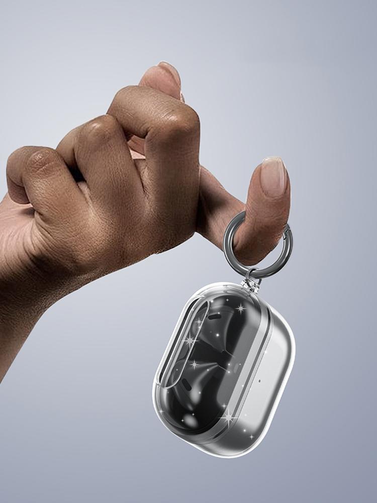 Transparent Earbuds Case Cover Anti-Drop Charging Case Skin Cover Anti-Yellowing Soft Case Cover for Samsung Galaxy Buds 3/3 Pro