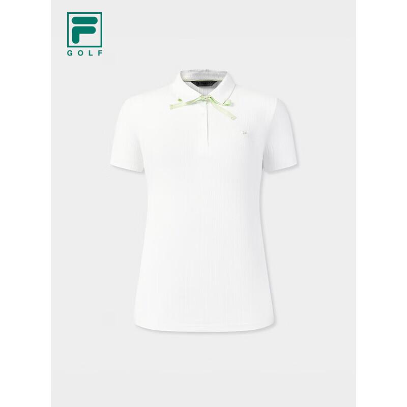 Fila Women's Knitted Short-Sleeve Golf Polo Shirt