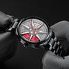 SVJ GT500 Men's 3D Skeleton Dial Wheel Watch