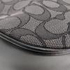 Used COACH Shoulder Bag F29959 Signature Canvas/leather Gray Black One Belt