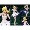 24CM Anime Fate/Stay Night Unlimited Blade Works Altria Pendragon Saber Figur Typ Hochzeitskleid Ver 1/7 Modell Spielzeug Puppenfigur