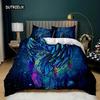Animal Dream Catcher Duvet Cover Set Indian Dream Catcher Animal Bedding Set Adults Exotic Style Bohemia Polyester Quilt Cover