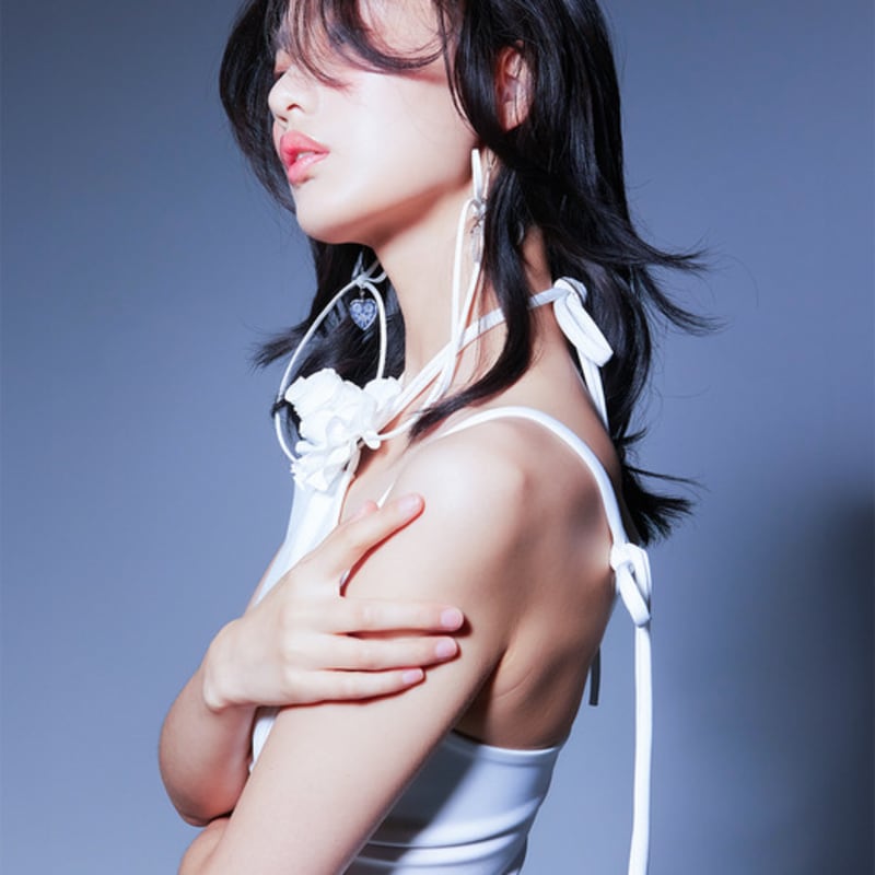 LOVUEE Angel Earrings with Crystal Heart