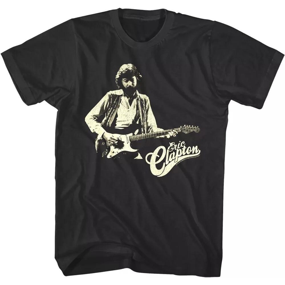 Eric Clapton Live in Concert Men s T Shirt Rock & Blues Guitarist Unisex T-Shirt XL
