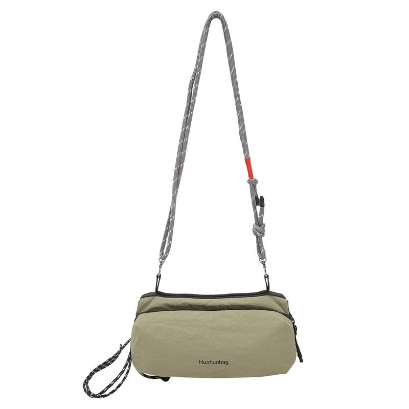 Small Square Bag 2025 New Flow Fashion Simple Shoulder Bag Men's and Women's Leisure Sports Messenger Bag