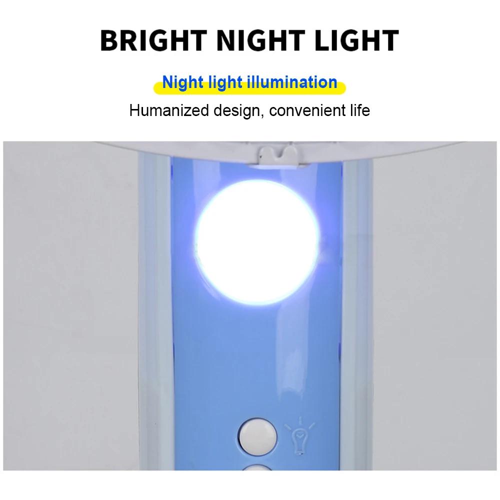 SOECOPO 10H Runtime Solar Fan with Solar Panels Blackout Emergency USB Port & Night Light 3 Speed Adjustable Portable Fan Home