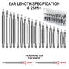 270pcs/set Strainless Steel Spring Bars Dia 1.5mm/1.8mm Length8mm - 25mm/6mm - 23mm Watchband Strap Belt Watch Repair Tools Pin