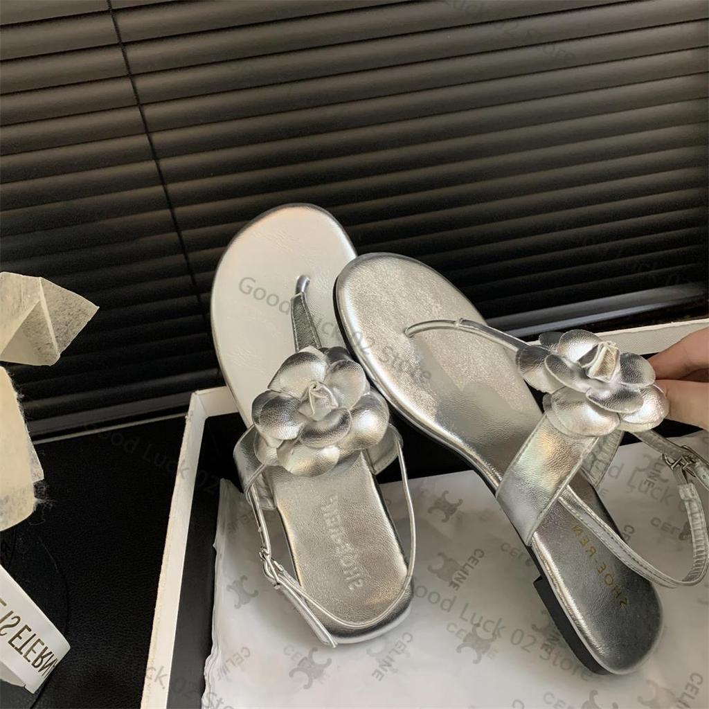 Fashion Clear Heels Female Sandal Flip Flops Platform Low-Heeled Shoes With Strap 2025 Summer Girls Corrective Block Low-heeled