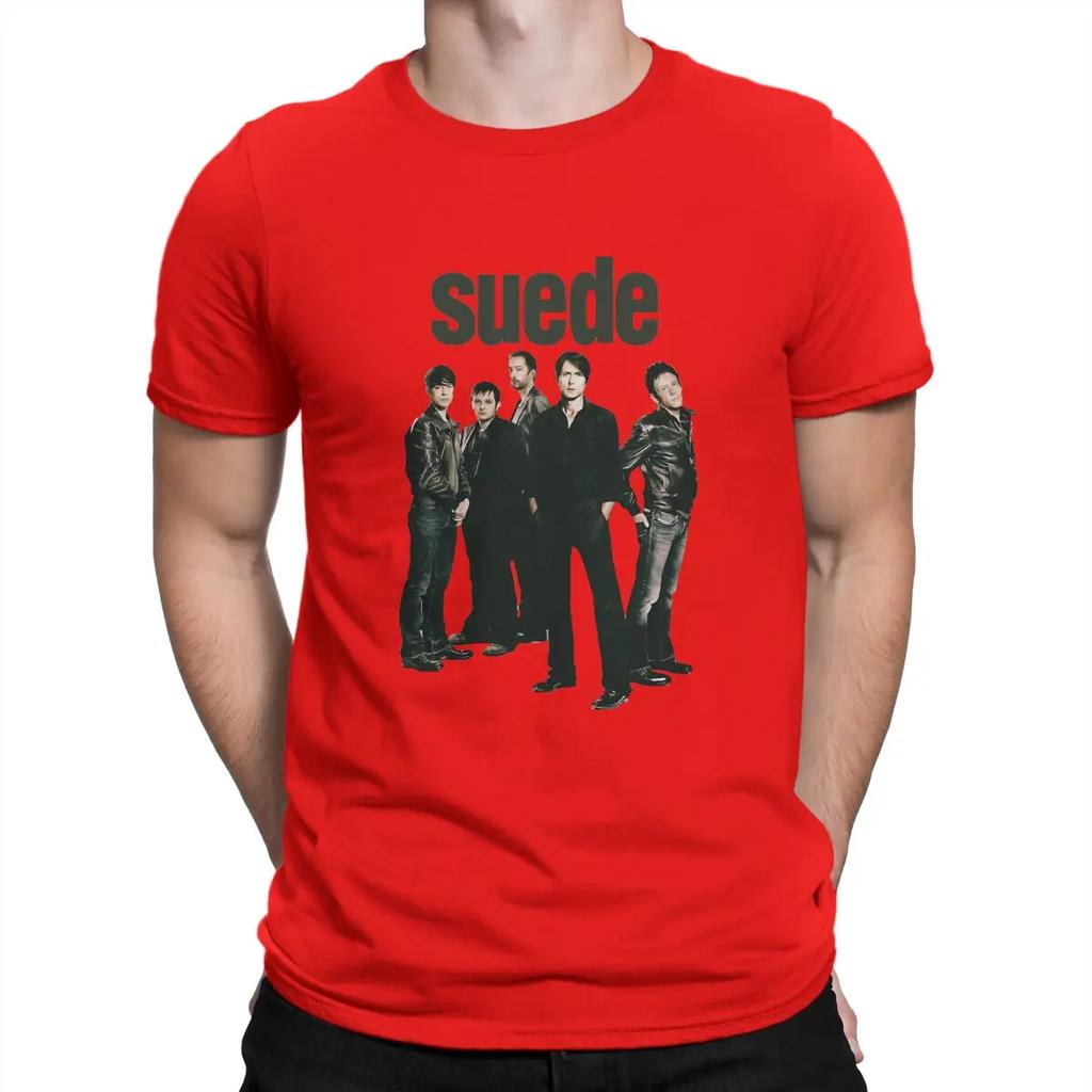 Men's Popular British Rock Bands T Shirts Suede Pure Cotton Clothing Awesome Short Sleeve Round Neck Tee Shirt Summer T-Shirt
