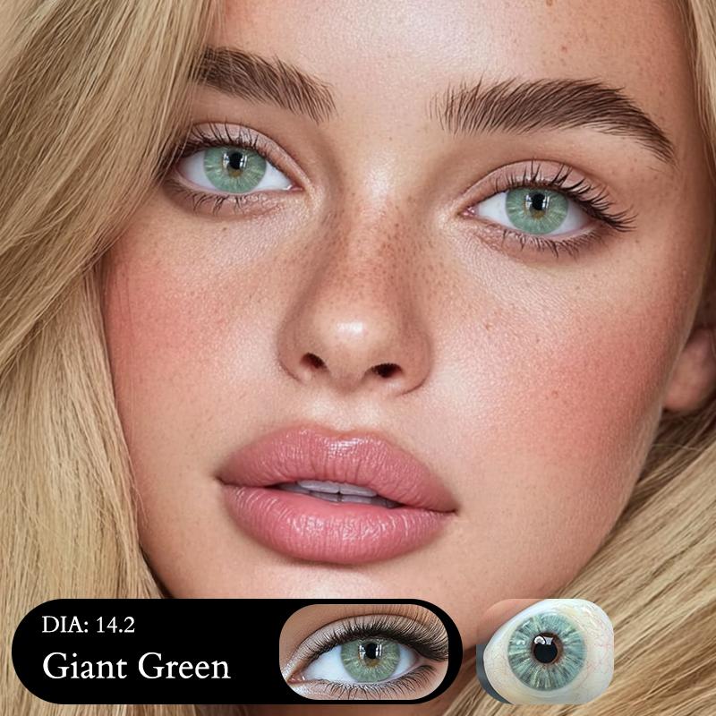 Freshlady Peruvian Grey And Giant Green And Urban Green And Collection 14.0mm Colored Contact Lenses 1 Year Disposable for Daily Wear