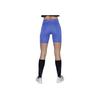 Nike Dri-Fit Leg-A-See Fast Fashion Soft Skin-Friendly Simple Casual Sports Shorts Women Shorts Purple CJ2373-500