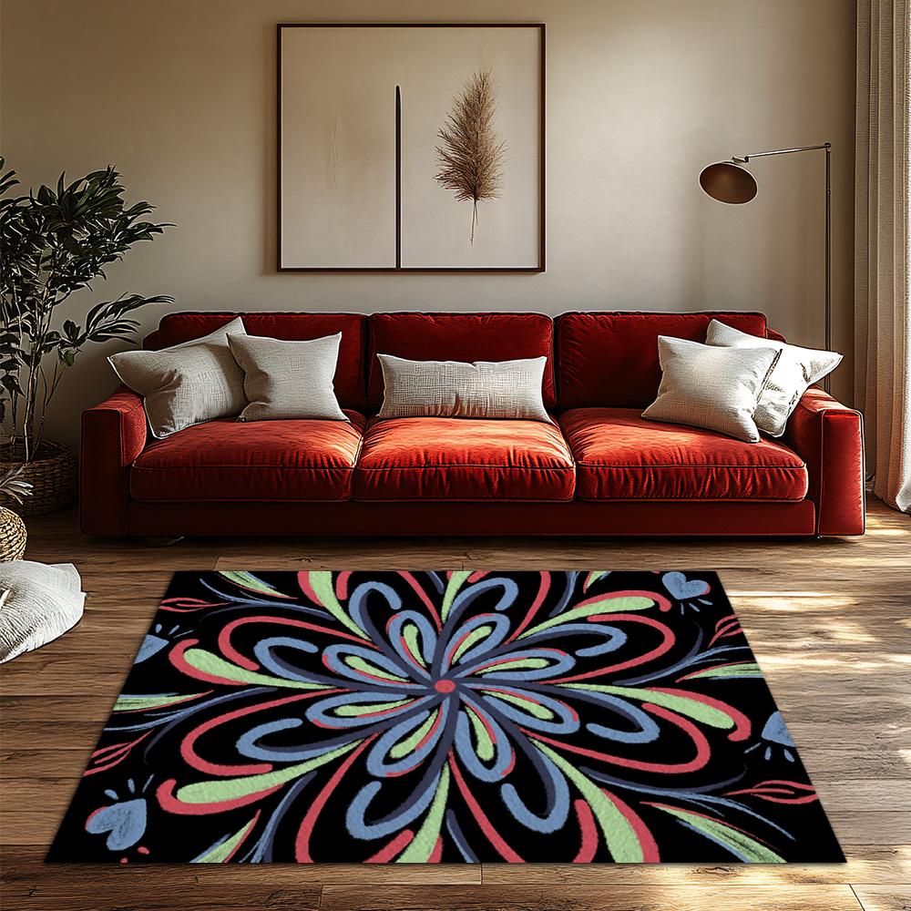 Cozy Non-Slip Doormat Indoor Outdoor Washable Rugs Home Decor Floor Mats Entrance Welcome Mat Modern Abstract Pattern Design Are