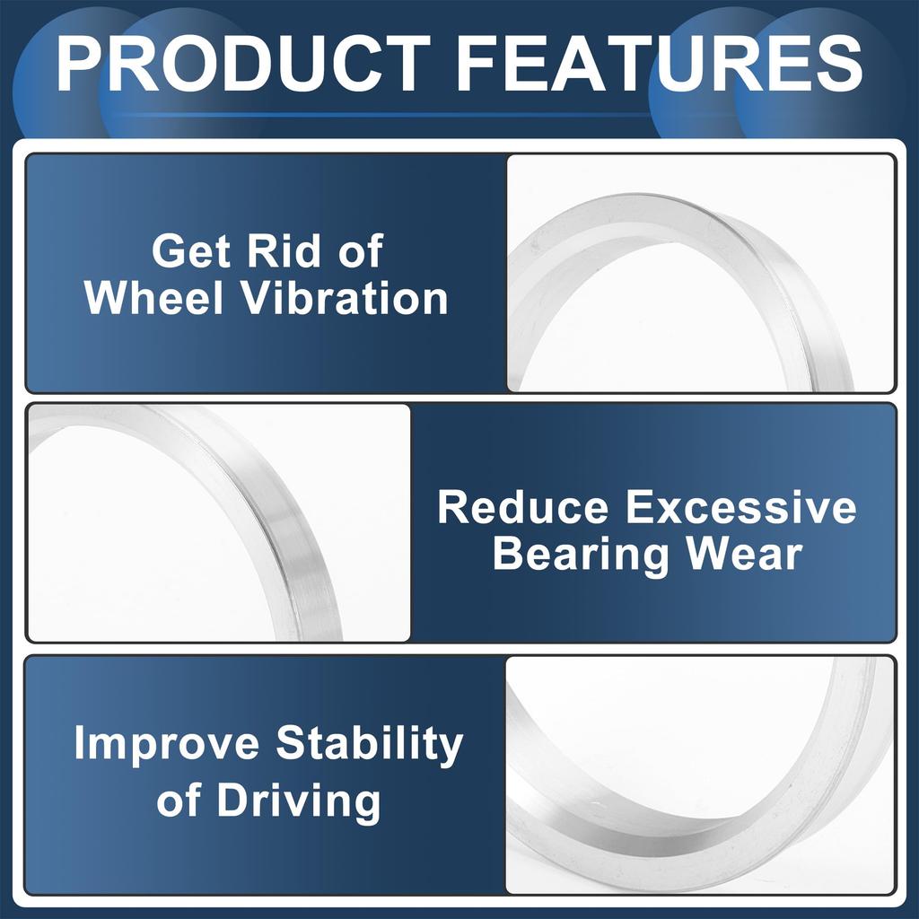 INFINAUTO Wheel Hub Centric Ring OD 69.1mm to ID 59.1mm Wheel Center Shaft Shock