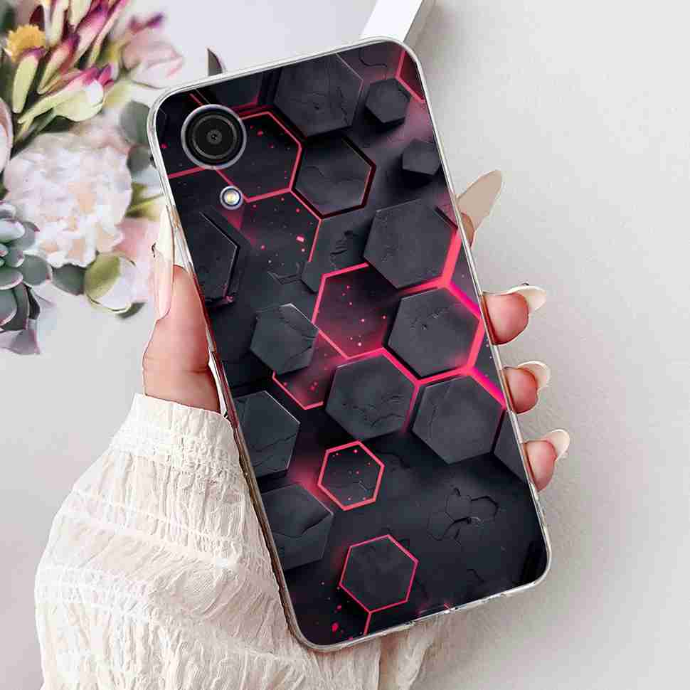 For Samsung A03Core Case Soft Silicone Cute Heart Painted Cover Case For Samsung Galaxy A03 Core SM-A032F TPU Fundas Capa