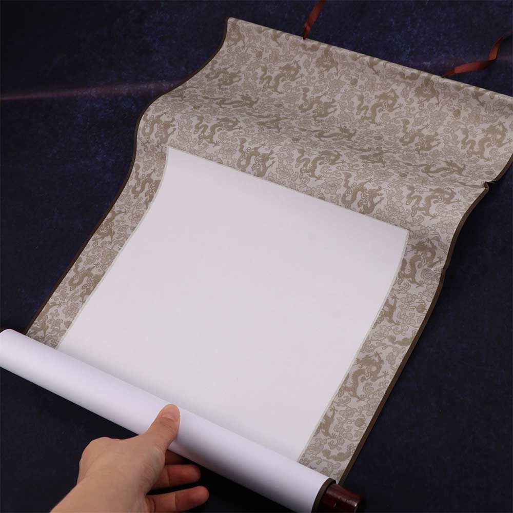 Rice paper Calligraphy Mounting Blank Hanging Scroll Drawing Canvas Scrolls Painting Scroll