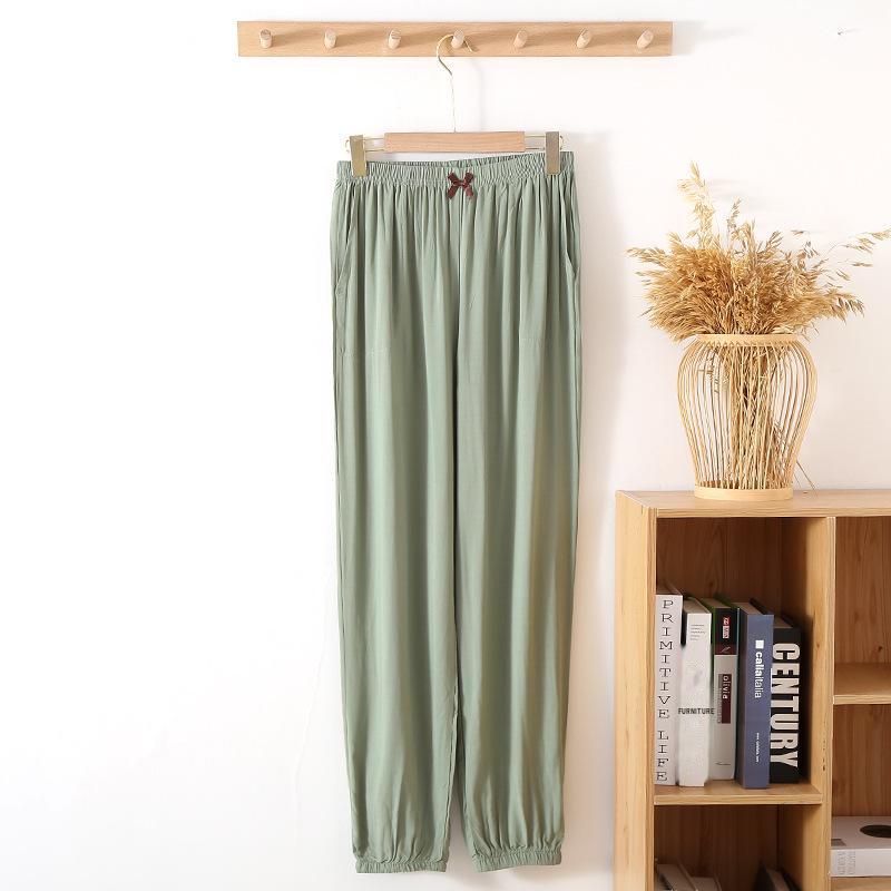 

Женские летние леггинсы и повседневные домашние брюки из хлопка и шелка XXL