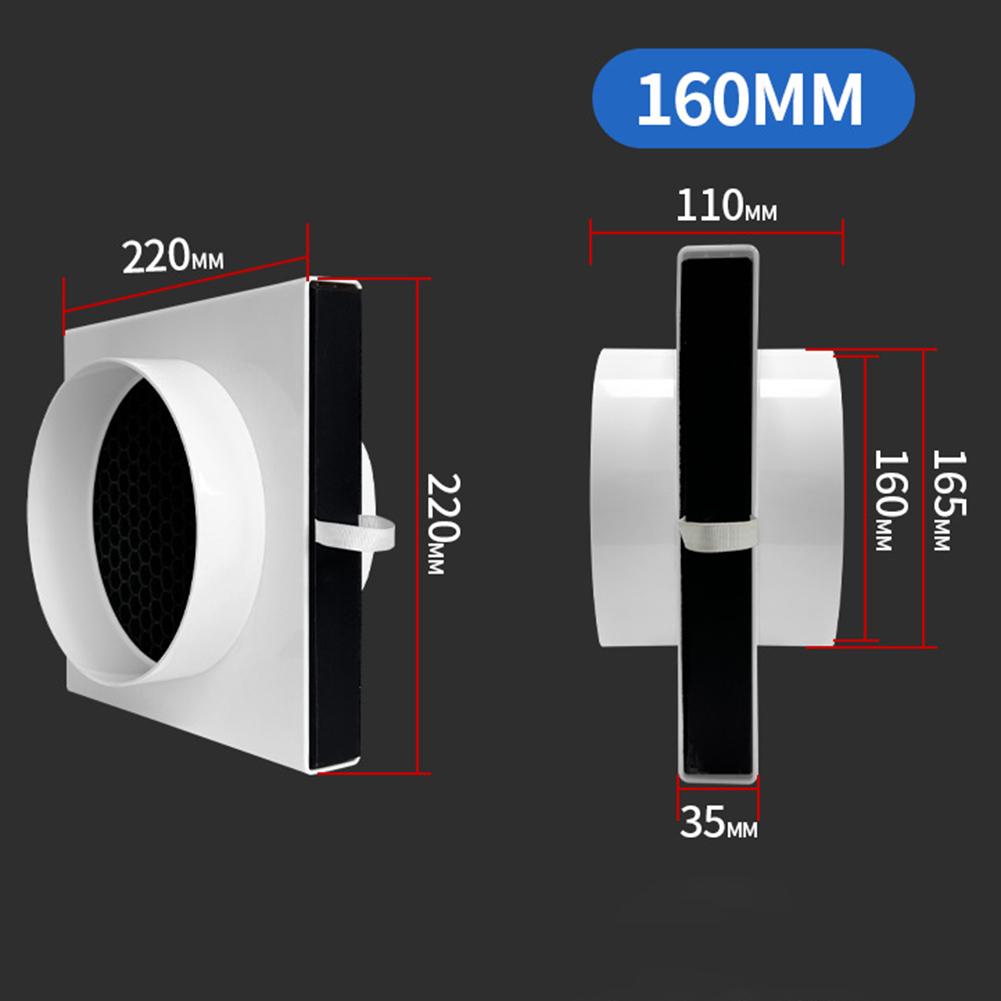 Kanal-Luftfilter HEPA Belüftungskanal-Luftfilter Für PVC PE Rohre Frischluftsystem Kanalventilator Reinigungsbox Luftfiltersieb