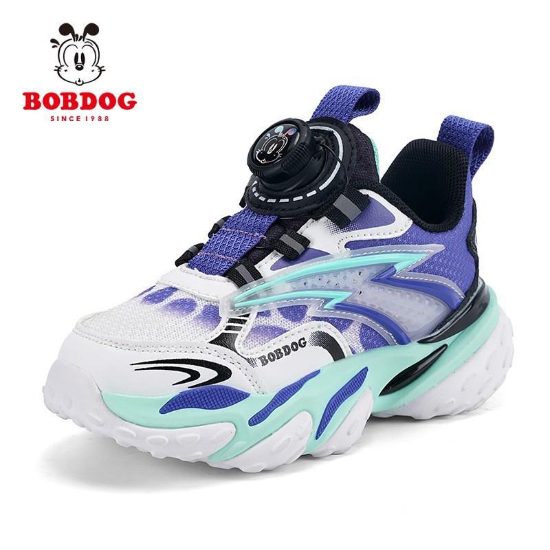 Bobdog Boys  shoes Dual-mesh Breathable Fashionable Sneaker Middle-aged Handsome Dad Shoes Running 28