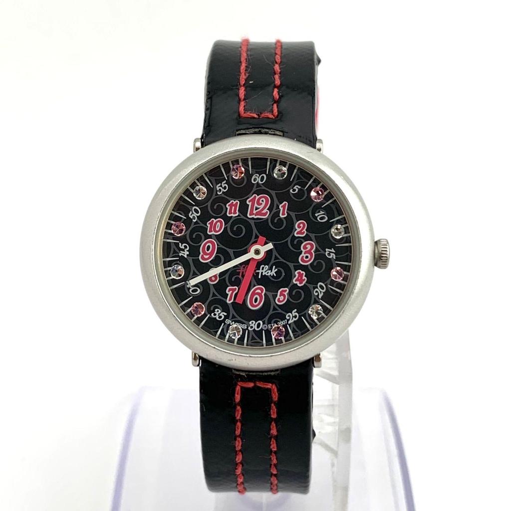 Used [Used] Flik Flak Swiss Made Watch Quartz Analog