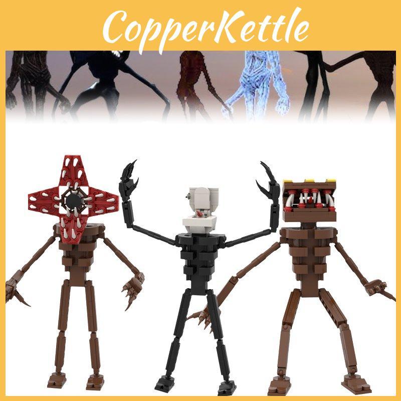 Head Awakening Siren Monster Assembling Building Blocks Toys Tabletop Decoration