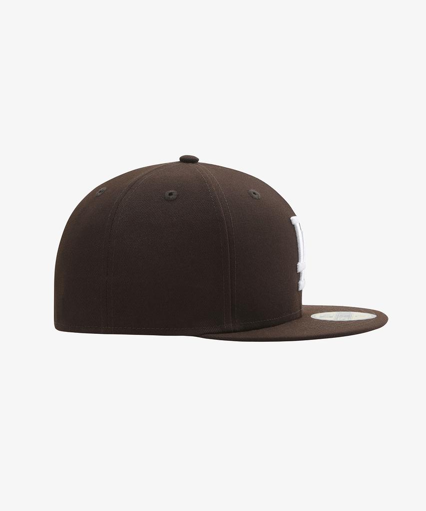 New Era Mlb La Dodgers Basic Fitted Cap Bunt Wood 15131704