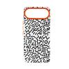 Einfache Leder Graffiti Malerei Hülle für Honor 500 Pro, Huawei Magic 8 Pro 7 RSR Magnetisches Kabelloses Laden Metall Objektivabdeckung