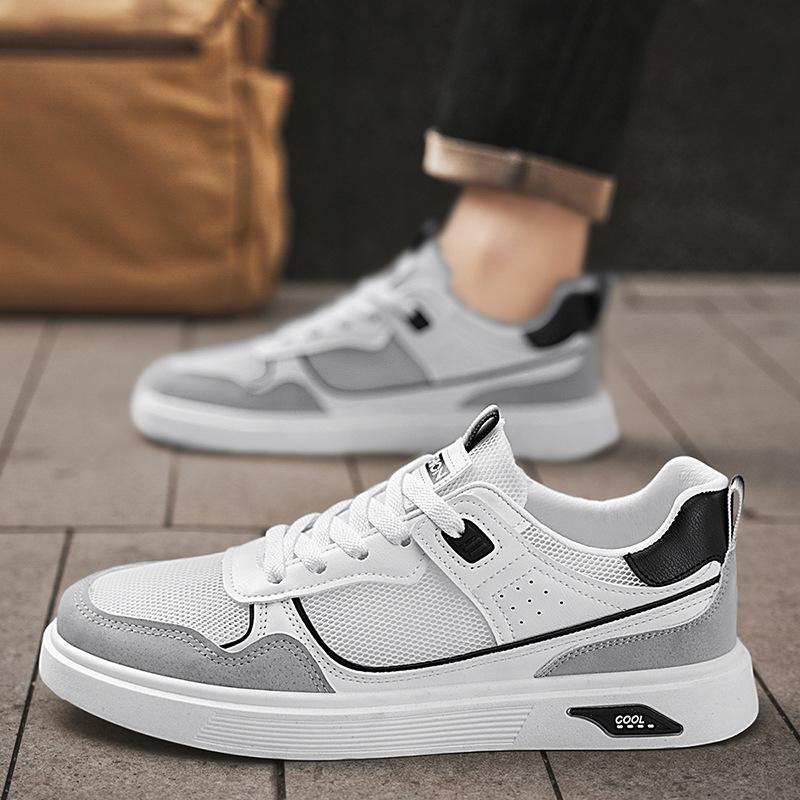 

Летняя мужская обувь 2025 новая нишевая сетчатая дышащая и удобная сетчатая обувь трендовая повседневная универсальная низкая спортивная обувь 48