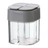 4 In 1 Spice Salt Pepper Shakers Transparent Seasoning Jar Can Pepper Bottle Barbecue Condiment Kitchen Gadgets with Cover