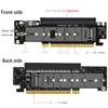 PCIe5.0 Expansion Riser Card M.2 NVMe Port Expansion Card Compatible for Windows and Linux