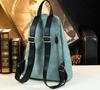 Retro Echtes Leder Damen Rucksack Besticktes Design Damen Tasche Reise Rucksäcke Mutter Diebstahlsicherer Rucksack Modetrend