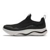 Serie de Entrenamiento Amortiguadora Resistente al Desgaste Transpirable Ligera Zapatillas de Entrenamiento de Caña Baja Zapatillas de Hombre Negro Blanco 112427701-1