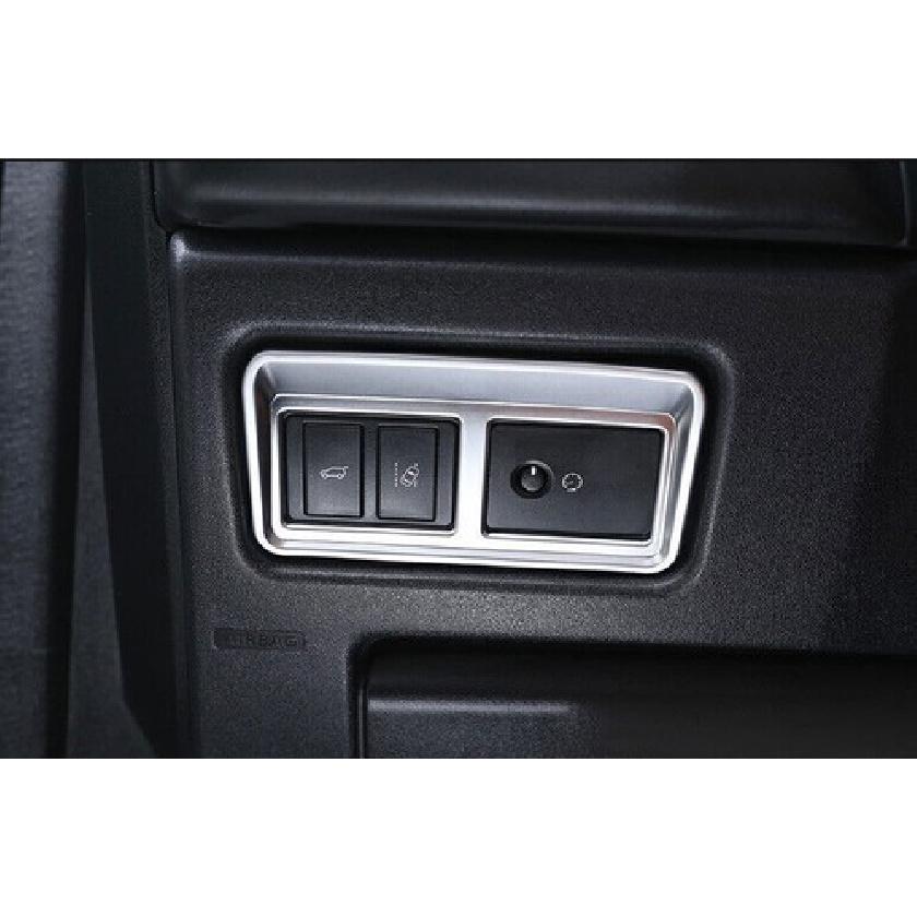 Matte Silver Back Door Tailgate Switch Cover Trim For Range Rover L405 2013-2017