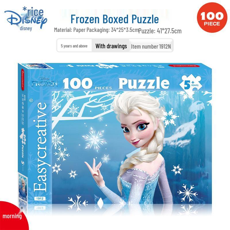 Paw Patrol & Spiderman Ice Princess 100-Piece Children's Puzzle Educational Toy