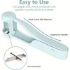 Grape Cutter With Stainless Steel Blades ,4 Wedge Fruit Slicer For Grapes, Cherry Tomatoes, Strawberries, And More Quick,Easy Kitchen Tool For Salads