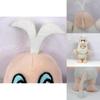 Adorable Anime Cartoon Small White Pig Brownie Buba Booba Plush Stuffed Toy For Kids