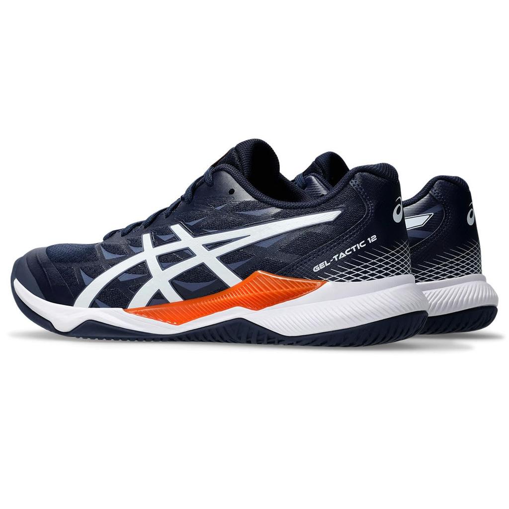Asics 12 Volleyball Shoes Size 402 2E GEL-TACTIC (1073A058), Unisex, (Midnight/White), 28.0 Cm,