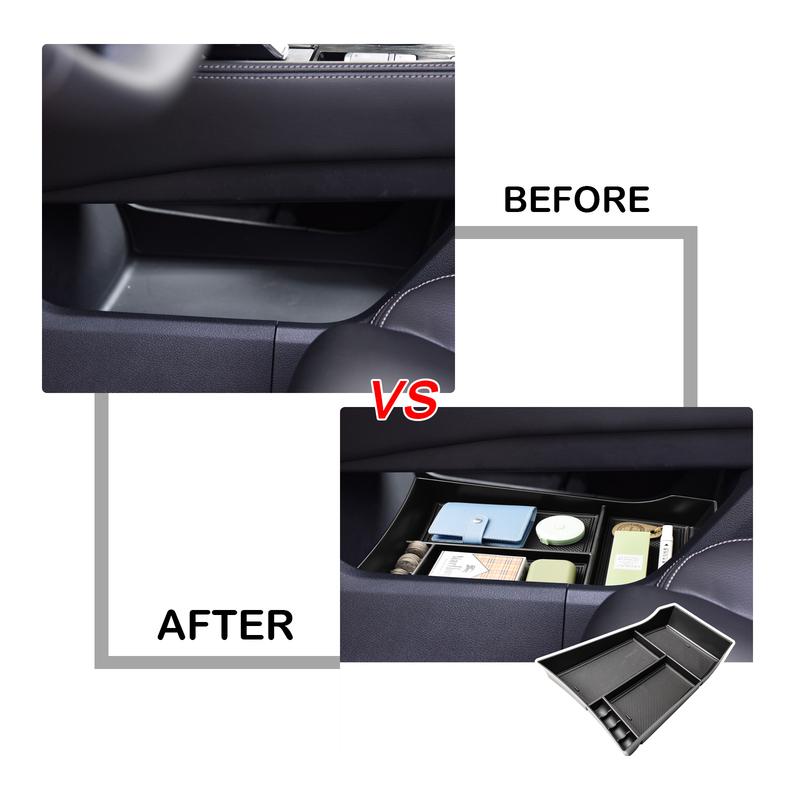 2PCS Center Console Organizer For Nissan X-trail Rogue 2021 2022 2023-2026 T33 Armrest Lower Storage Box Center Console Car Tray