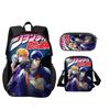 Anime Schoolbags for Boys Girls Best Gift Carry Carrier Pen Case Lethal Company 3pcs Set Daily Pack Camping Book Bags